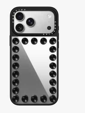 Stick-it Mirror Case - black - iPhone 17 pro max